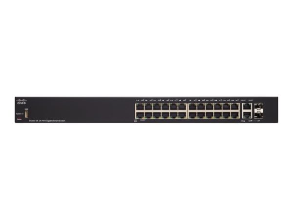 Cisco 250 Series SG250-26P - switch - 26 ports - smart - rack-mou (SG250-26P-K9)