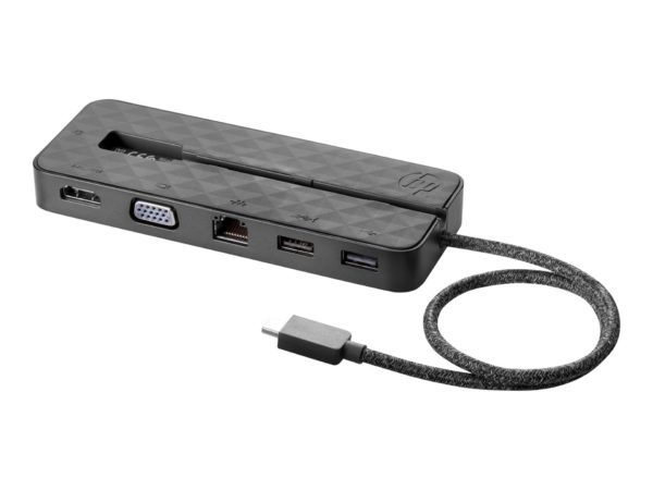 HP USB-C mini Dock - docking station - USB-C - VGA, HDMI - GigE (1PM64AA)