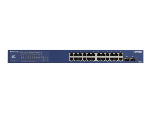 NETGEAR Smart GS724TPv2 - switch - 24 ports - smart - rack- (NET-GS724TP-200NAS)