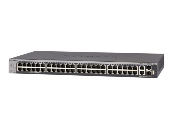 NETGEAR Smart S3300-52X - switch - 52 ports - smart - rack- (NET-GS752TX-100NES)