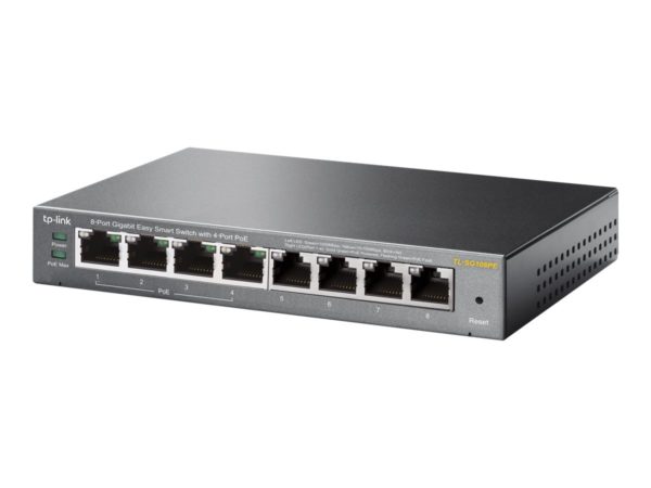 TP-Link Easy Smart TL-SG108PE - switch - 8 ports - smart (TL-SG108PE)