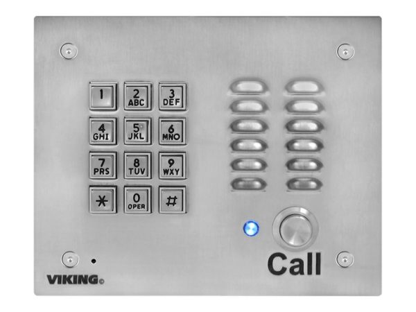 Viking K-1700-IP Series - door entry phone - brushed stainles (VK-K-1700-IP-EWP)