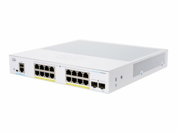 Cisco Business 250 Series CBS250-16P-2G - switch - 16 ports - sm (CBS250-16P-2G)