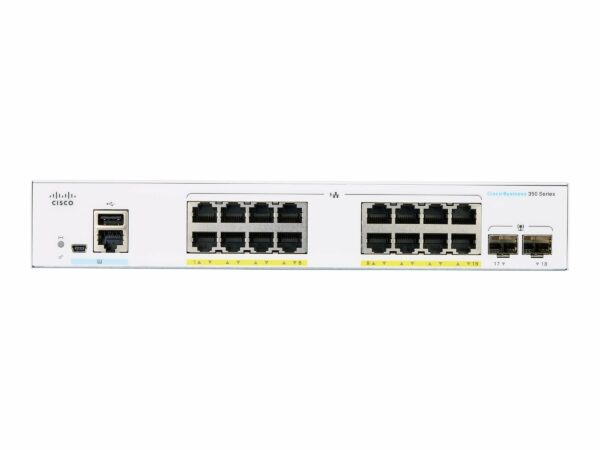 Cisco Business 350 Series 350-16P-2G - switch - 16 ports - manag (CBS350-16P-2G)