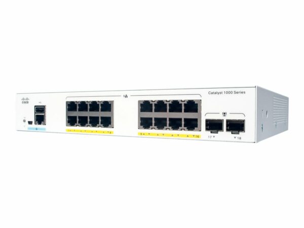 Cisco Catalyst 1000-16FP-2G-L - switch - 16 ports - managed -  (C1000-16FP-2G-L)