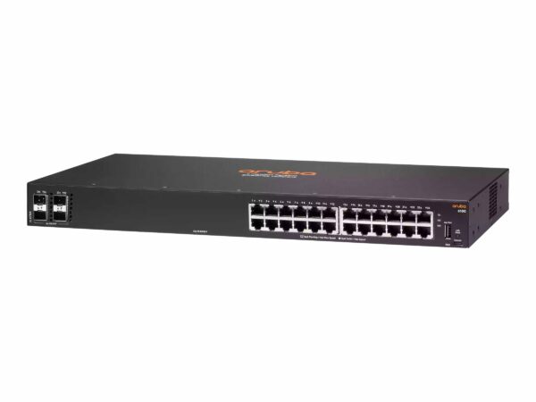 HPE Aruba 6100 24G 4SFP+ Switch - switch - 28 ports - managed - rack-mo (JL678A)